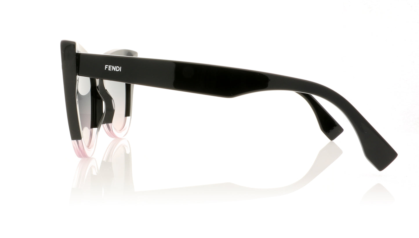 Fendi FF0238/S 3H2 Black Pink Sunglasses - Side