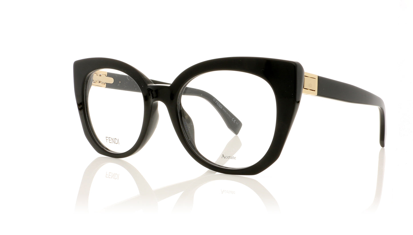 Fendi FF0272 807 Black Glasses - Angle