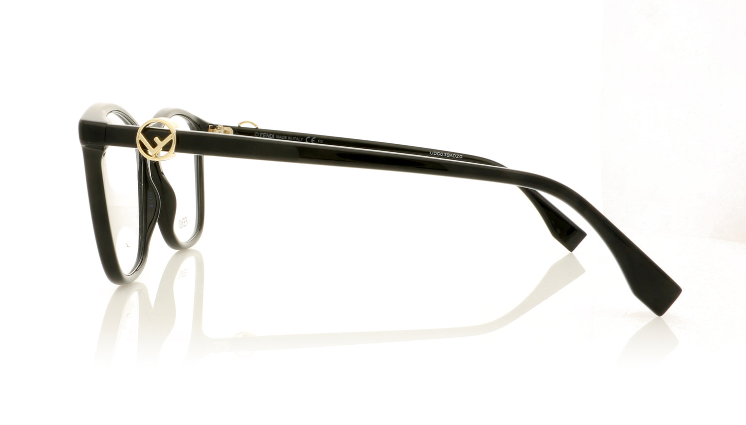 Fendi FF 0300 807 Black Glasses - Side