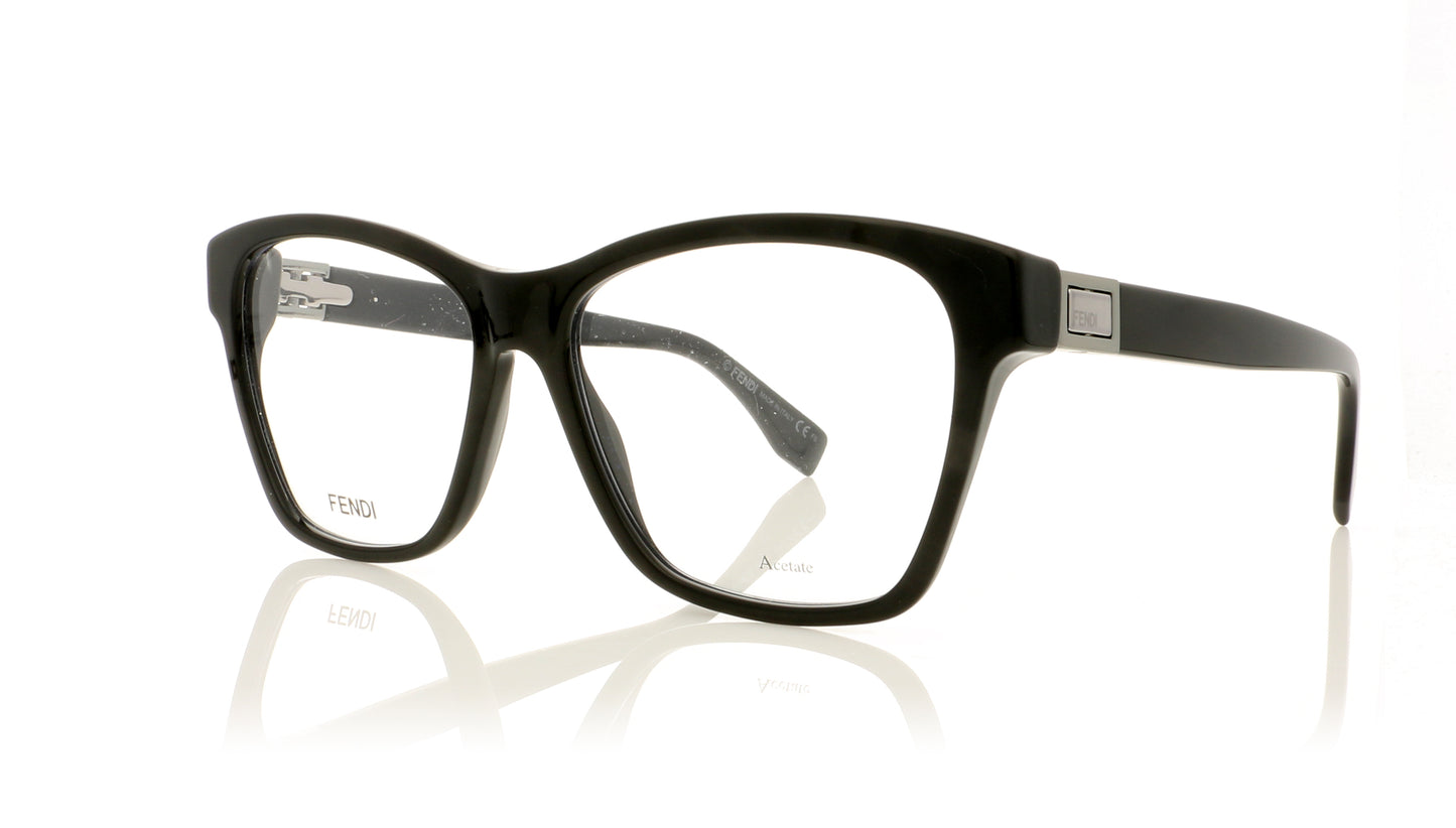 Fendi FF 0301 807 Black Glasses - Angle