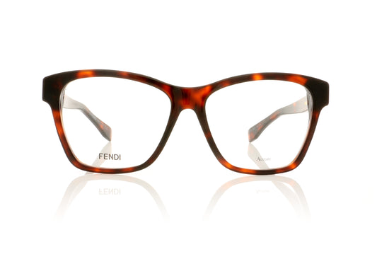 Fendi FF 0301 86 Dark havana Glasses - Front