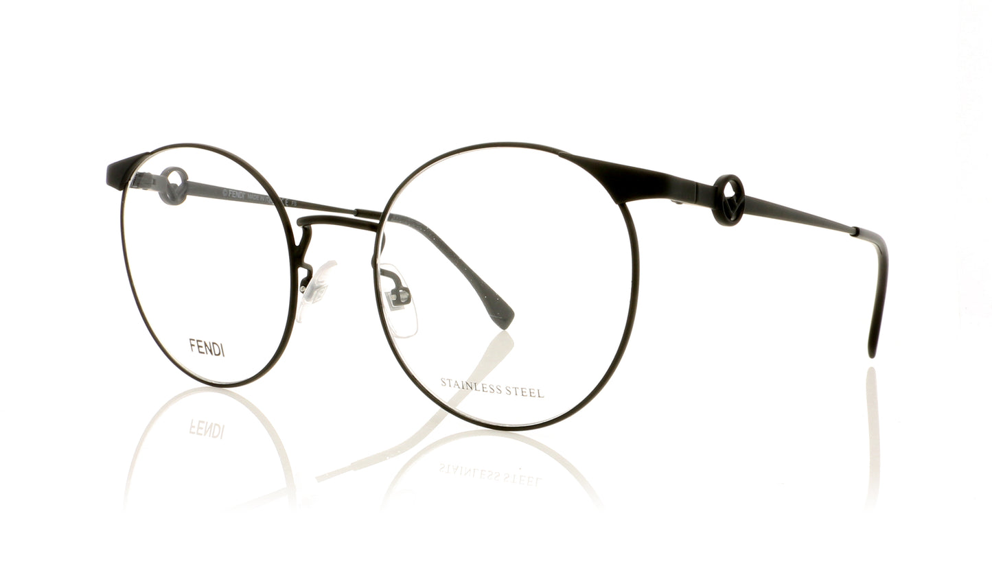Fendi FF 0305 807 Black Glasses - Angle
