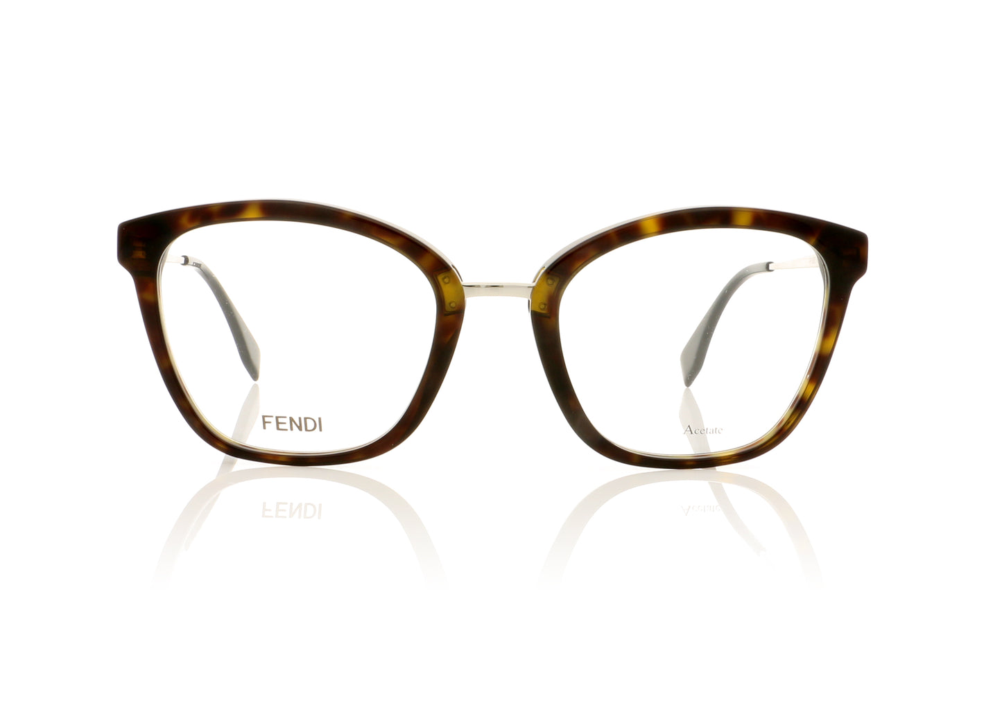 Fendi FF 0307 86 Dark havana Glasses - Front