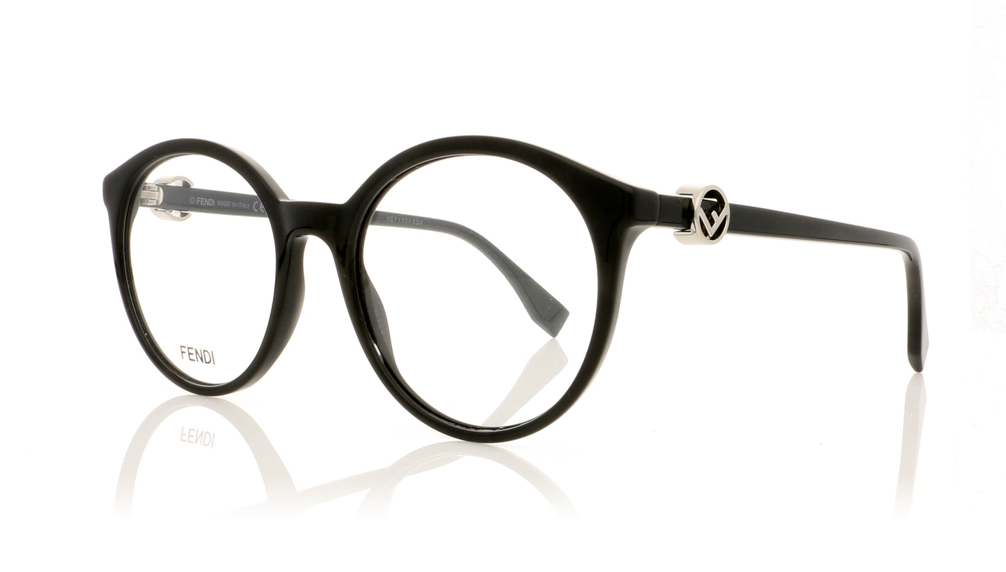 Fendi FF 0309 807 Black Glasses - Angle