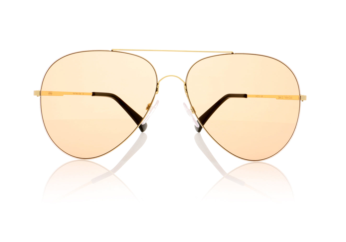 Finest Seven Zero 11 YEL-LB Yellow gold Sunglasses - Front