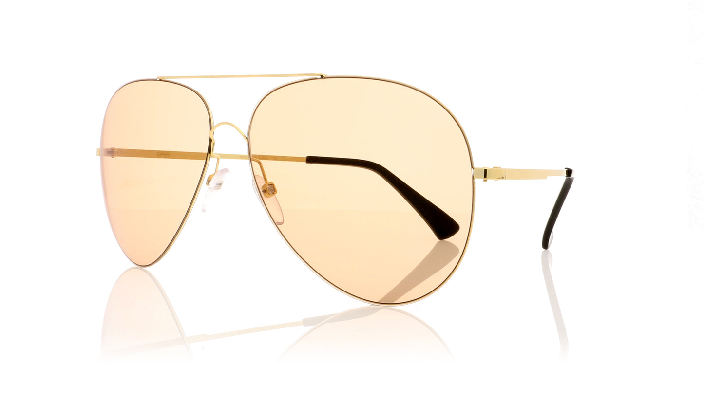 Finest Seven Zero 11 YEL-LB Yellow gold Sunglasses - Angle