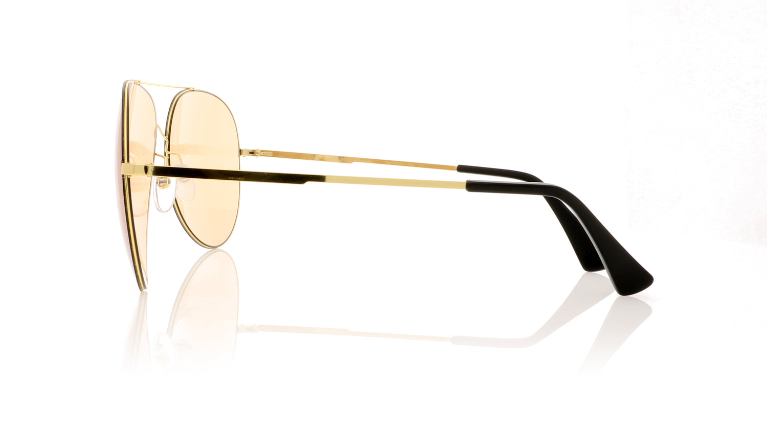 Finest Seven Zero 11 YEL-LB Yellow gold Sunglasses - Side