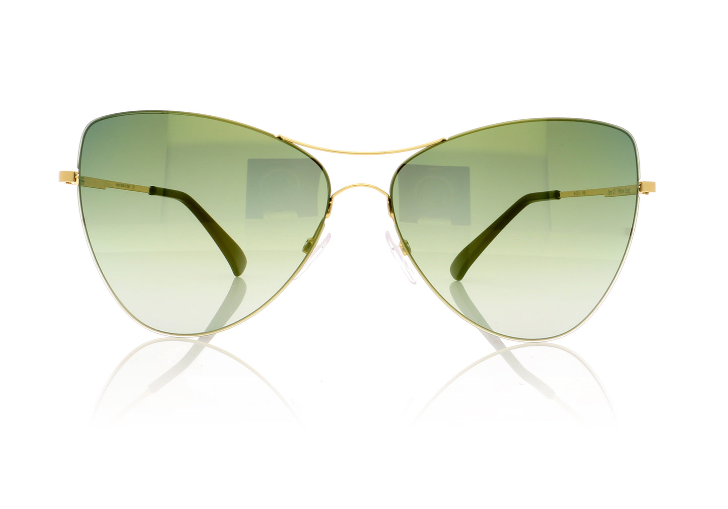 Finest Seven Zero 12 YGGM Yellow gold Sunglasses - Front