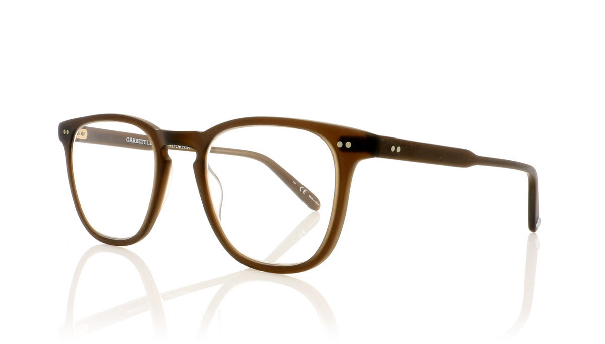 Garrett Leight Brooks 1002 MESP Matte Espresso Glasses - Angle