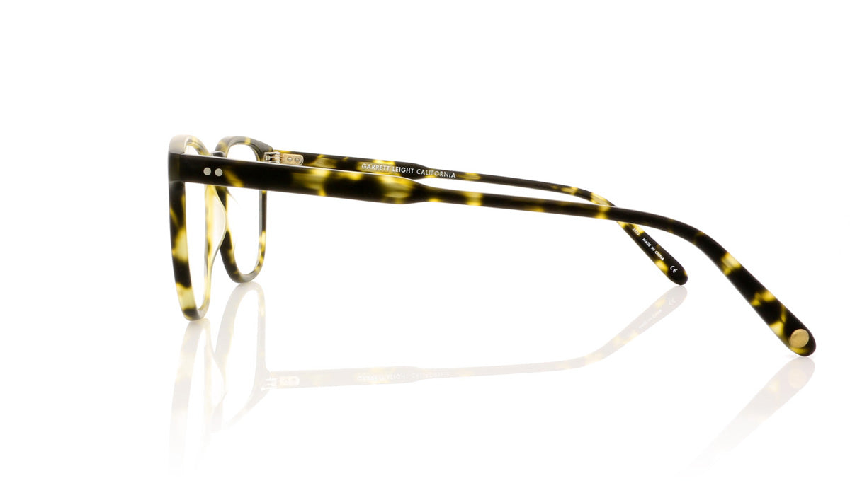 Garrett Leight Brooks 1002 MTSPT Matte Tokyo Spotted Tortoise Glasses - Side