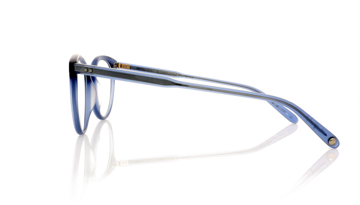 Garrett Leight Dillon 1027 MSLB Matt Slate Blue Glasses - Side