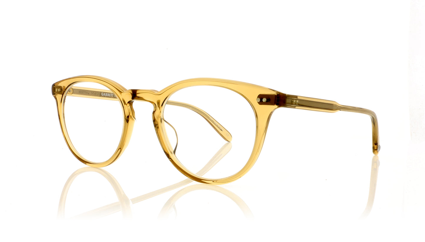Garrett Leight Rose 1029 BGB Bottle glass brown Glasses - Angle