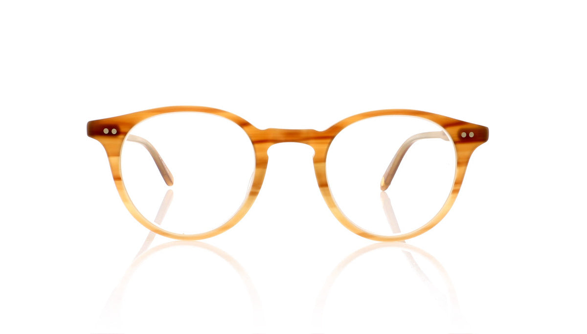 Garrett Leight Clune 1047 MBTF Matte Blonde Tortoise Fade Glasses - Front