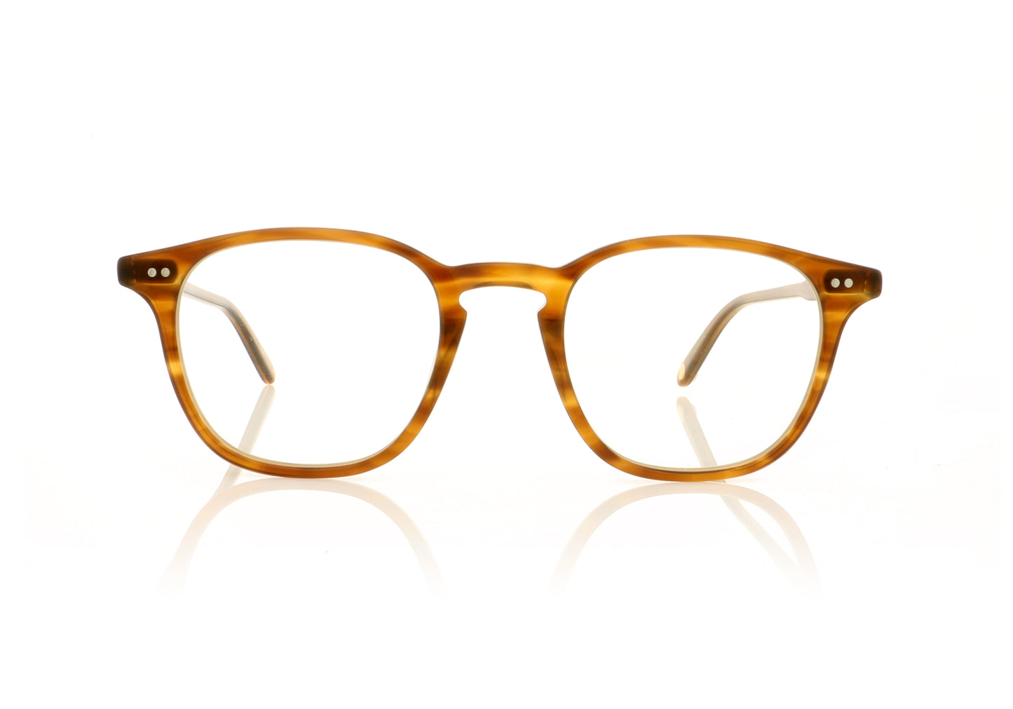 Garrett Leight Clark 1049 DB Demi Blonde Glasses - Front