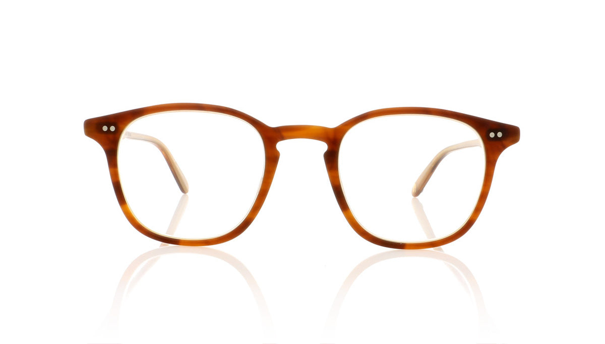 Garrett Leight Clark 1049 MBTL Matte Brown Tortoise Laminate Glasses - Front