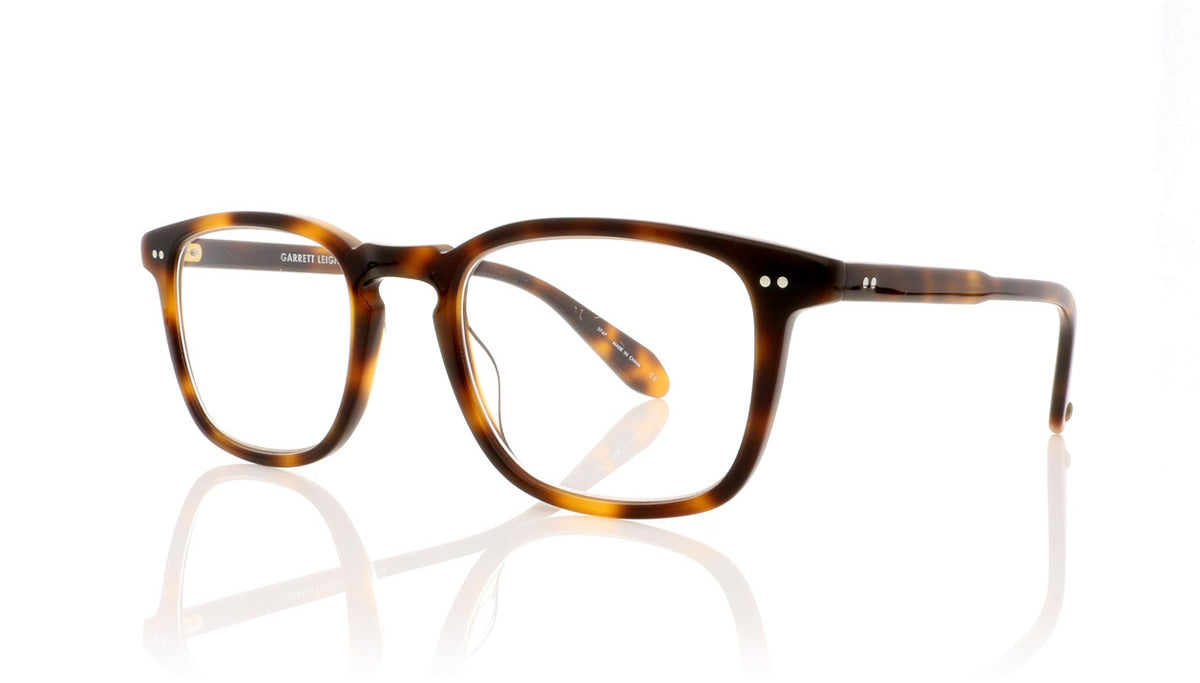 Garrett Leight Howland 1056 CSBRN Classic Brown Glasses - Angle