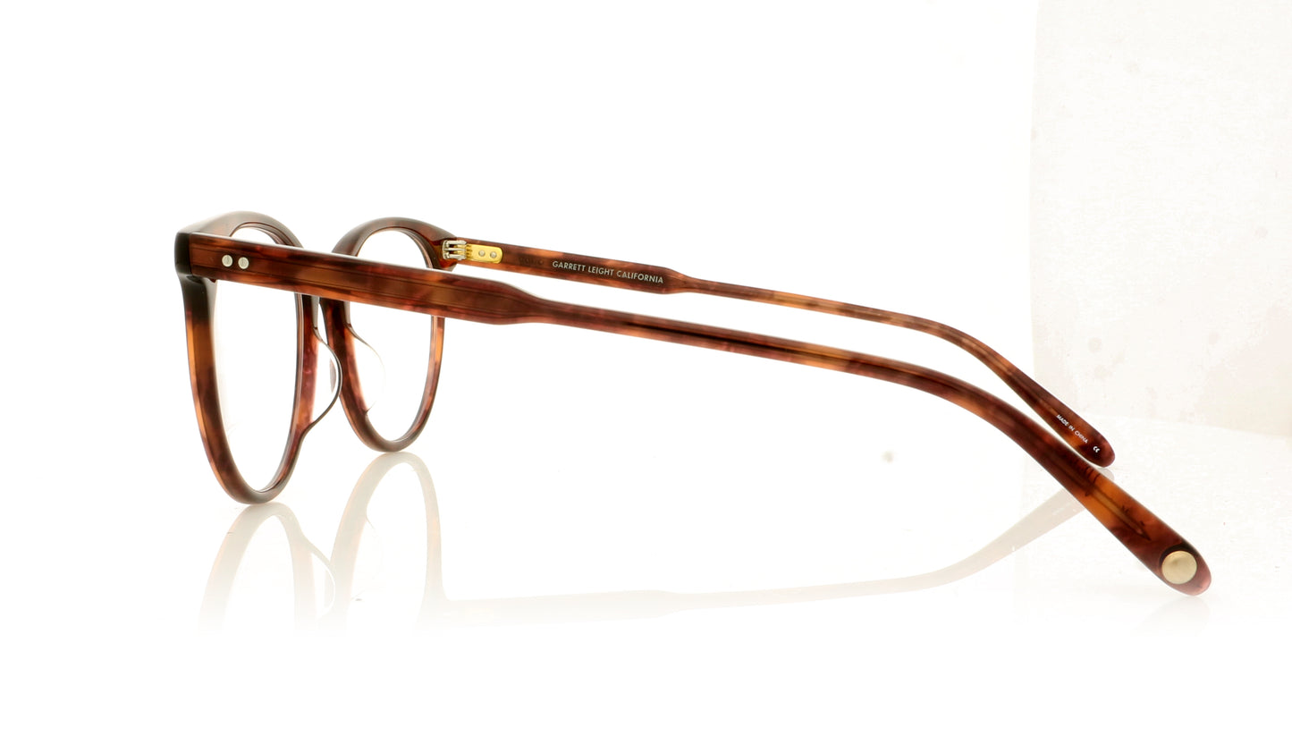 Garrett Leight Marian 1057 HGT Heritage Tortoise Glasses - Side