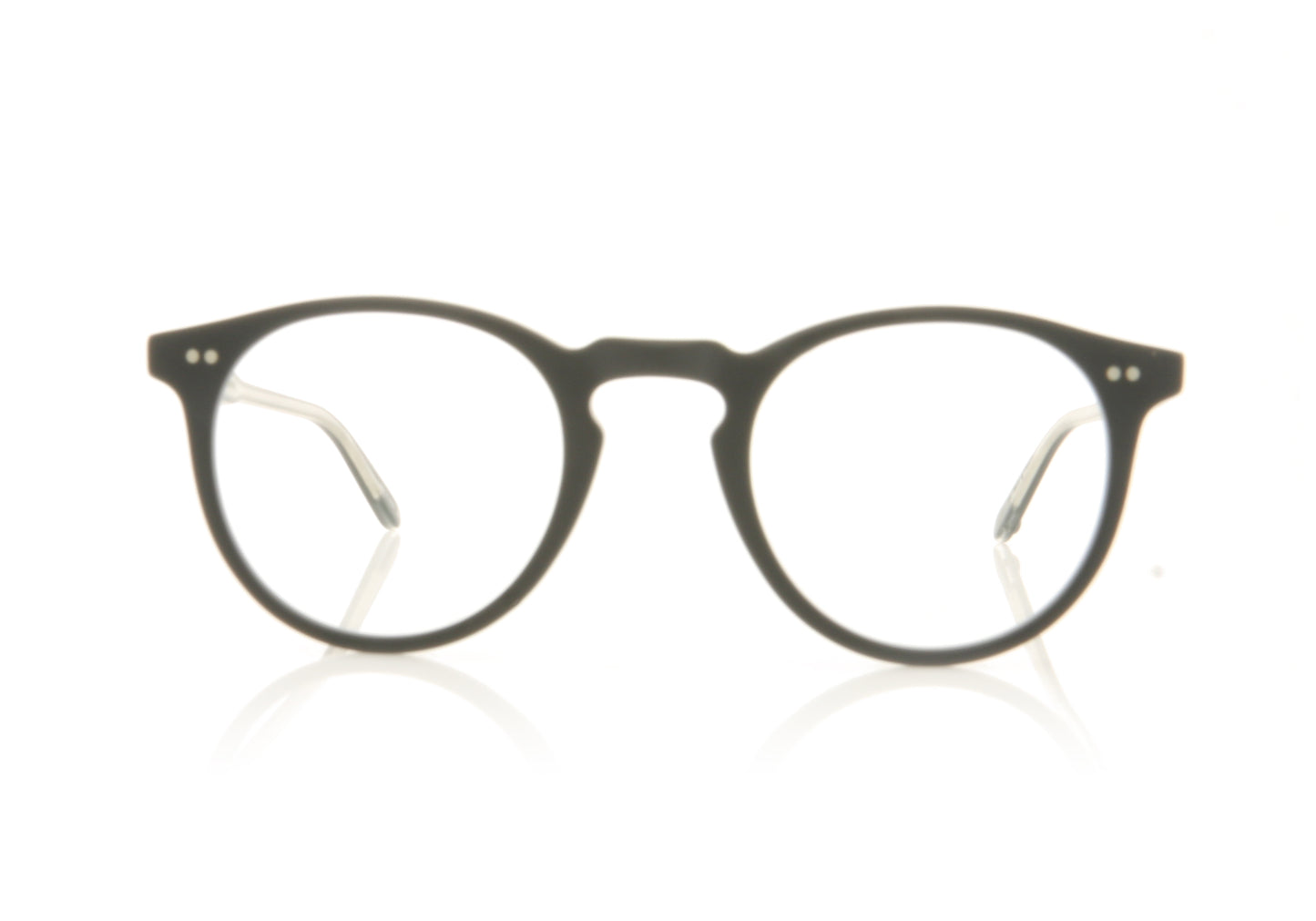 Garrett Leight Glencoe 1069 MBK Matte Black Glasses - Front