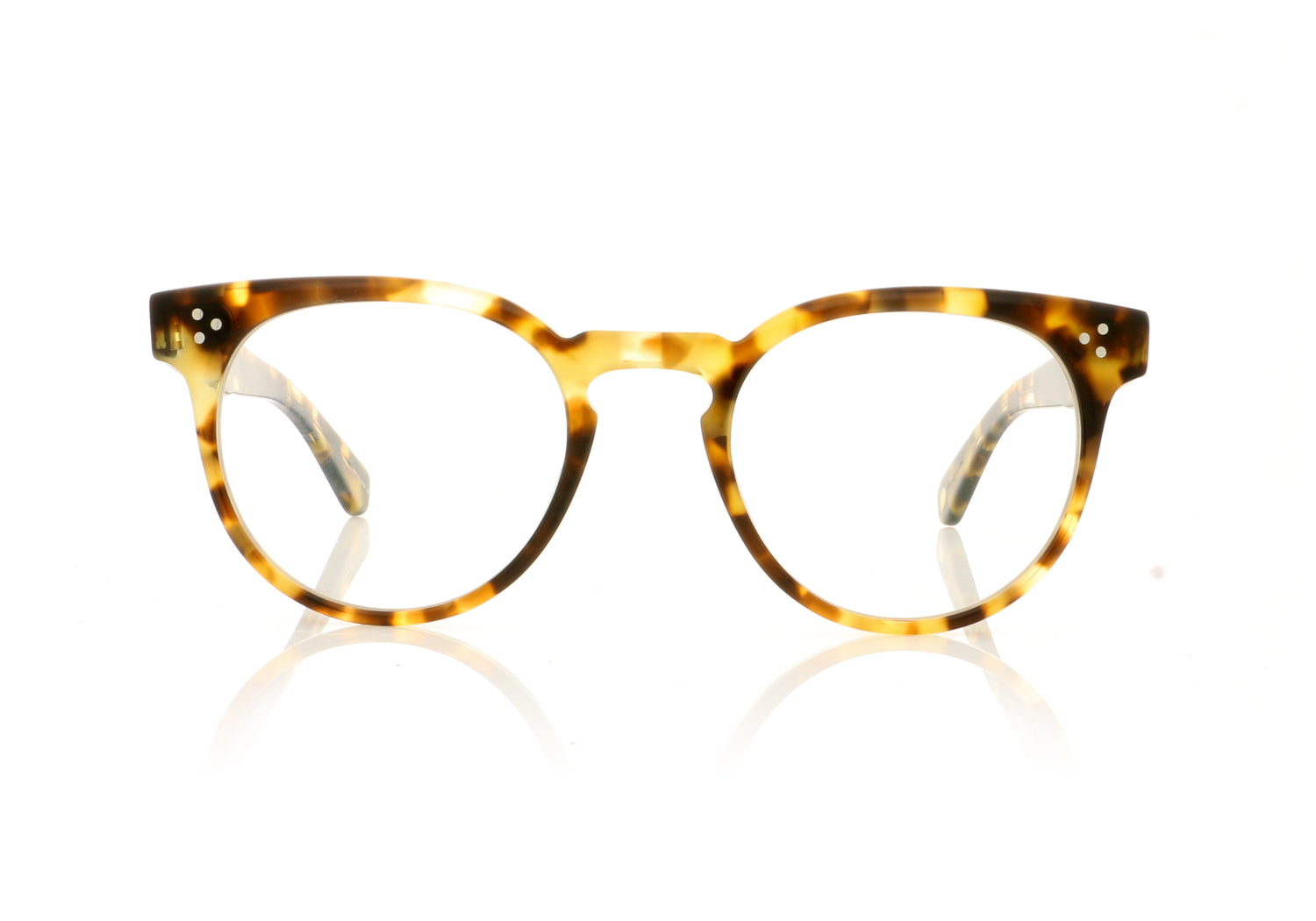 Garrett Leight Boccaccio 1072 TT True Tortoise Glasses - Front