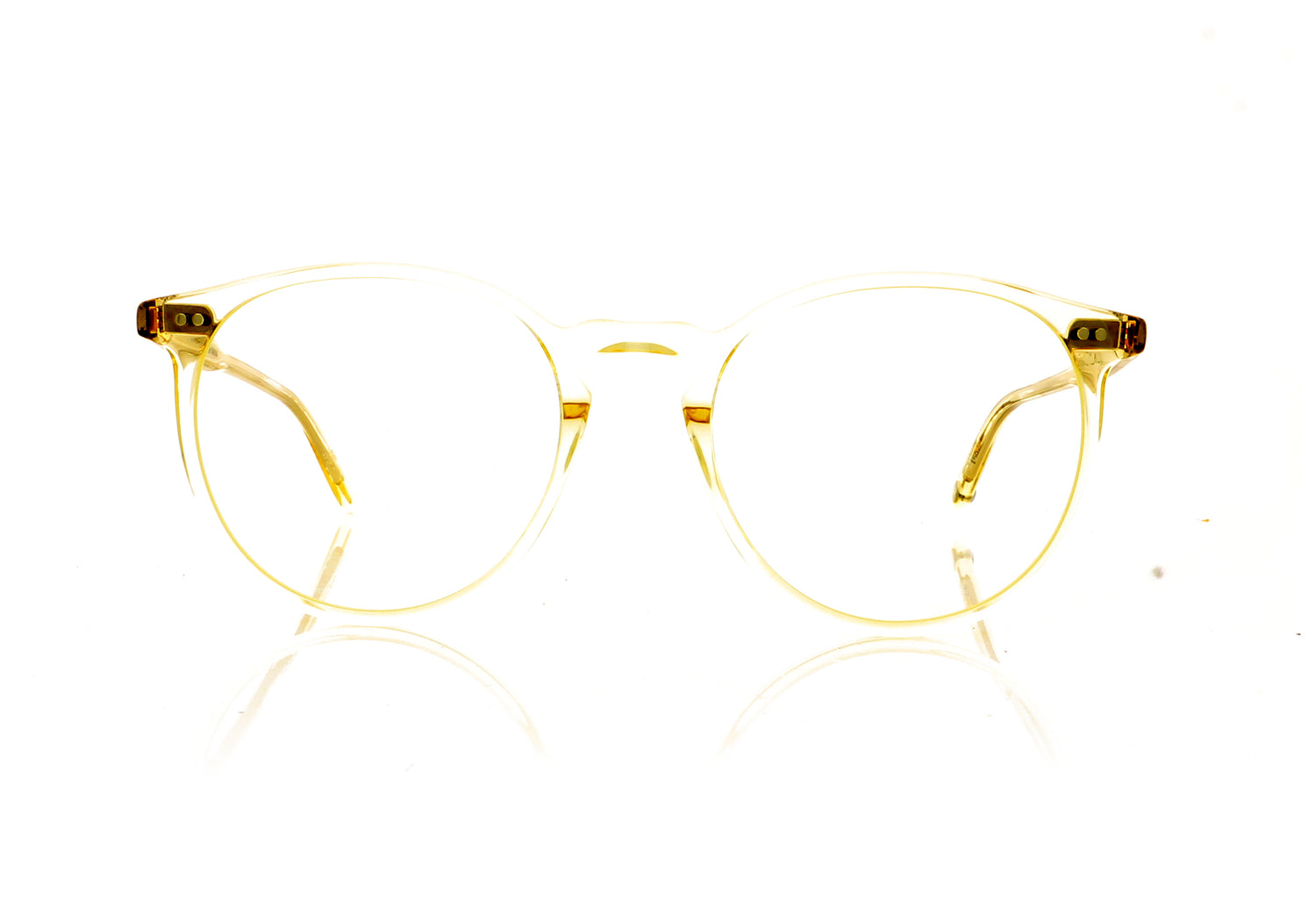 Garrett Leight Morningside 1076 PG Pure Glass Glasses - Front