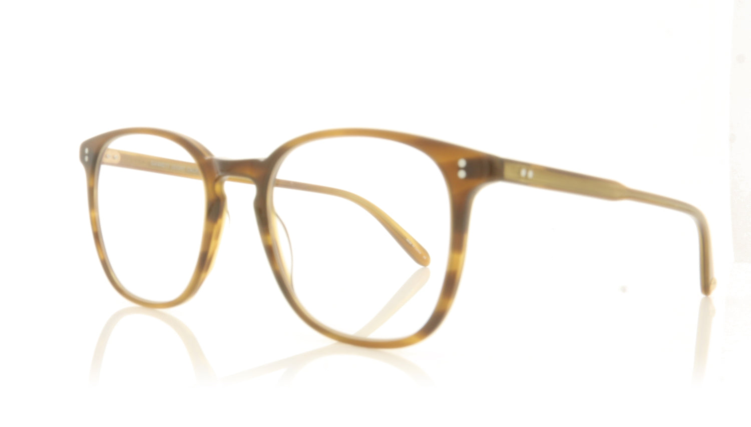 Garrett Leight Doreen 1087 1087 Saddle Tortoise Glasses - Angle