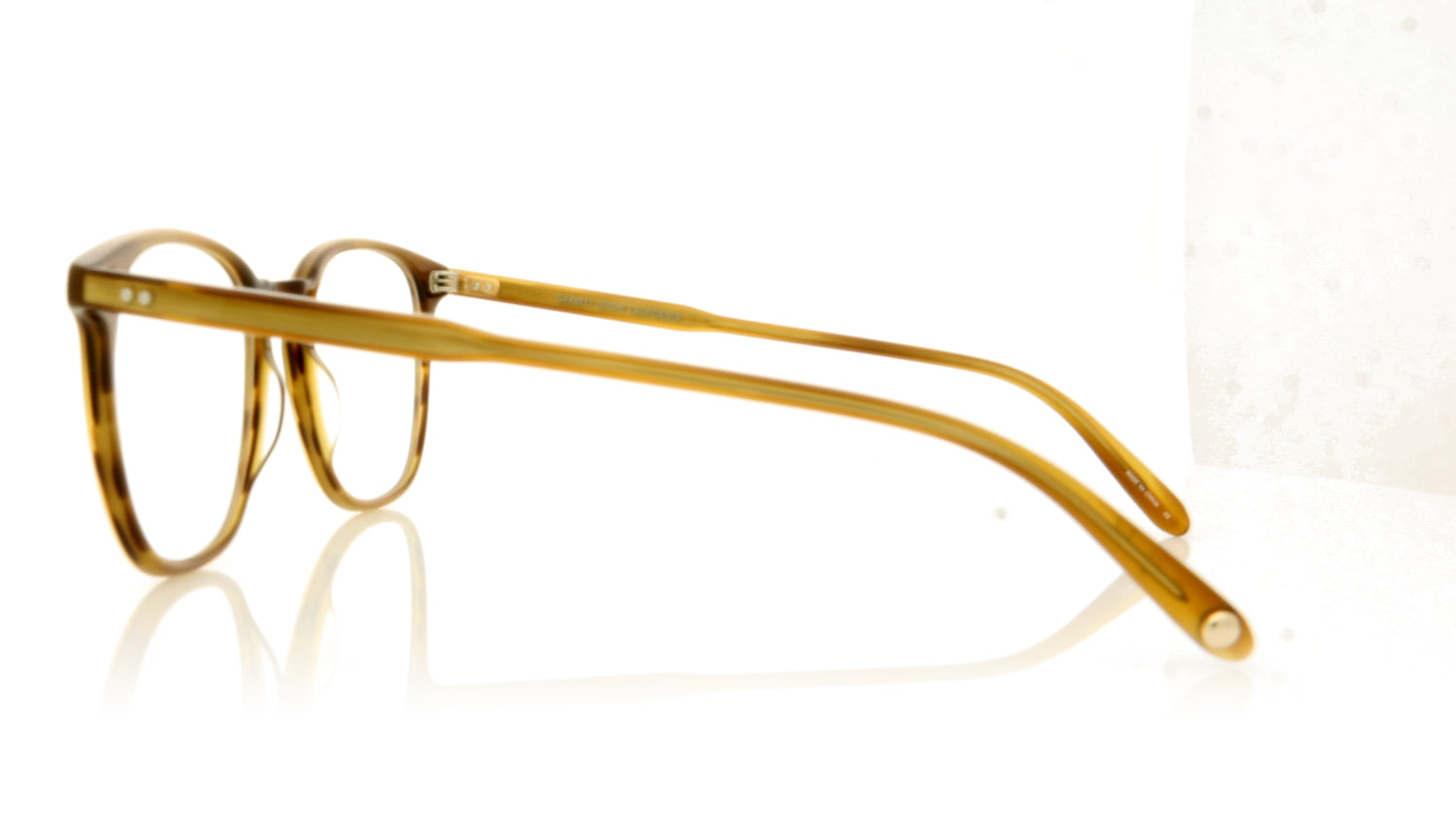 Garrett Leight Doreen 1087 1087 Saddle Tortoise Glasses - Side