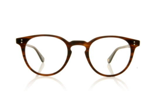 Garrett Leight Clement 1091 MBRT Matte Brandy Tortoise Glasses - Front