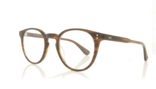 Garrett Leight Clement 1091 MBRT Matte Brandy Tortoise Glasses - Angle