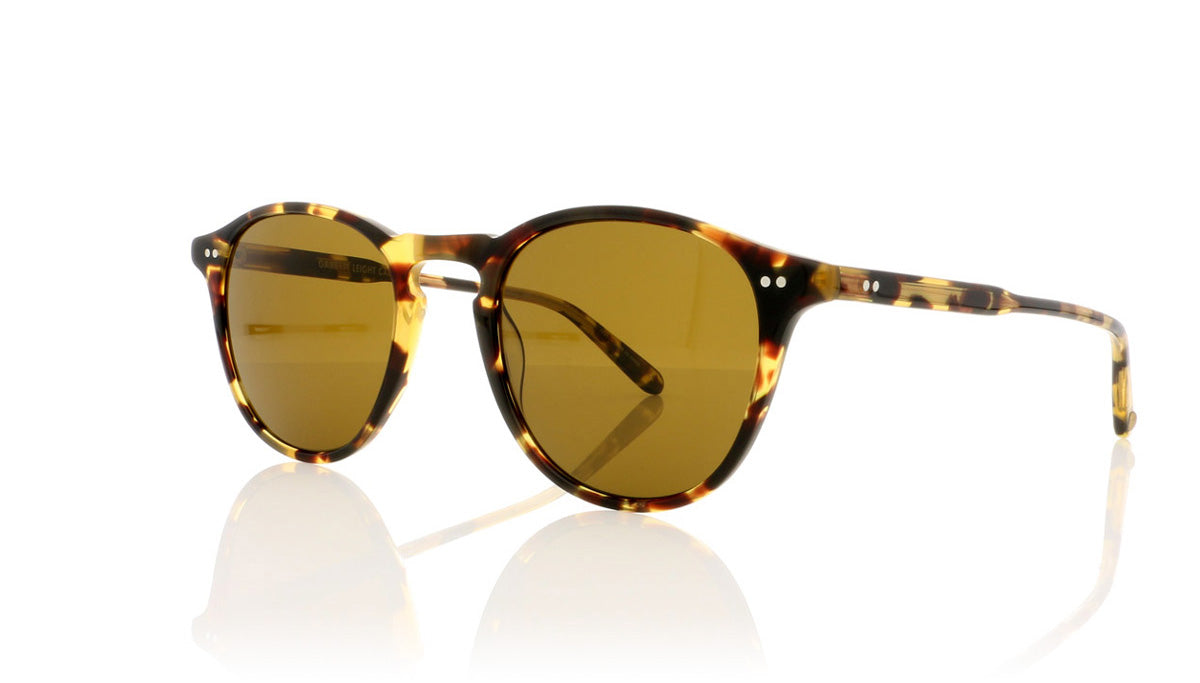 Garrett Leight Hampton 2001 DKT/B PLR Dark Tortoise Sunglasses - Angle