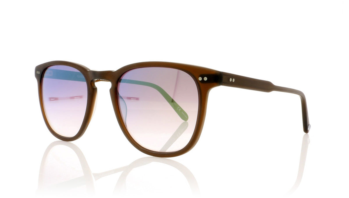 Garrett Leight Brooks 2002 MESP/GLM Matte Espresso Sunglasses - Angle