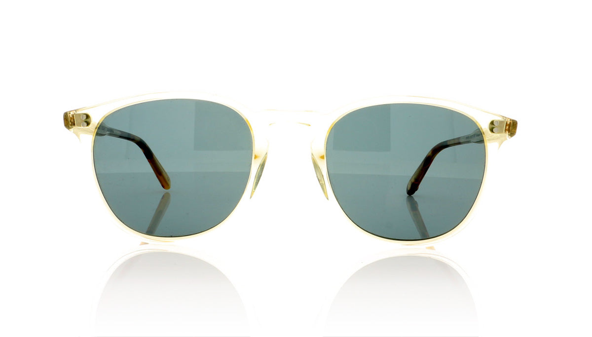 Garrett Leight Kinney 2007 CH CH DKTF/BS PLR Champagne Sunglasses - Front