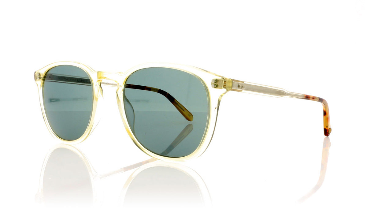 Garrett Leight Kinney 2007 CH CH DKTF/BS PLR Champagne Sunglasses - Angle