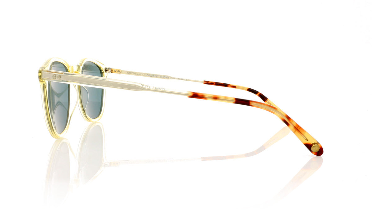 Garrett Leight Kinney 2007 CH CH DKTF/BS PLR Champagne Sunglasses - Side