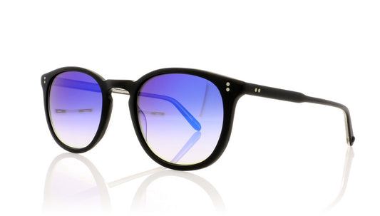 Garrett Leight Kinney 2007 MBK/BLM Mt Black Sunglasses - Angle