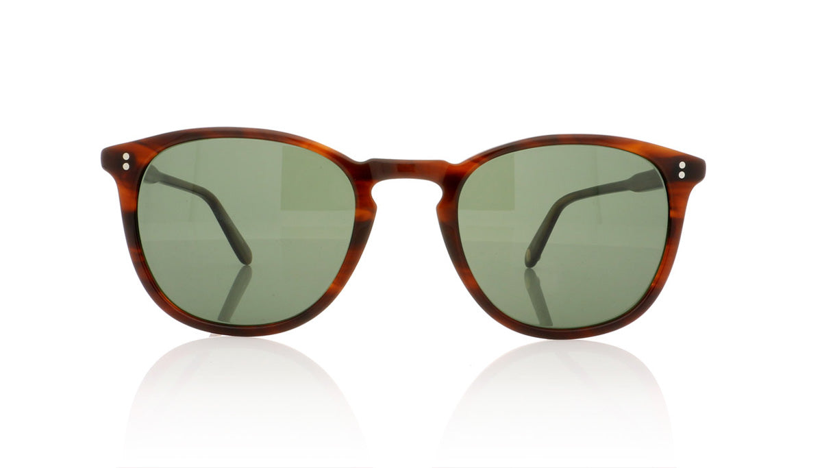 Garrett Leight Kinney 2007 WHT/PG15 Whiskey Tortoise Sunglasses - Front
