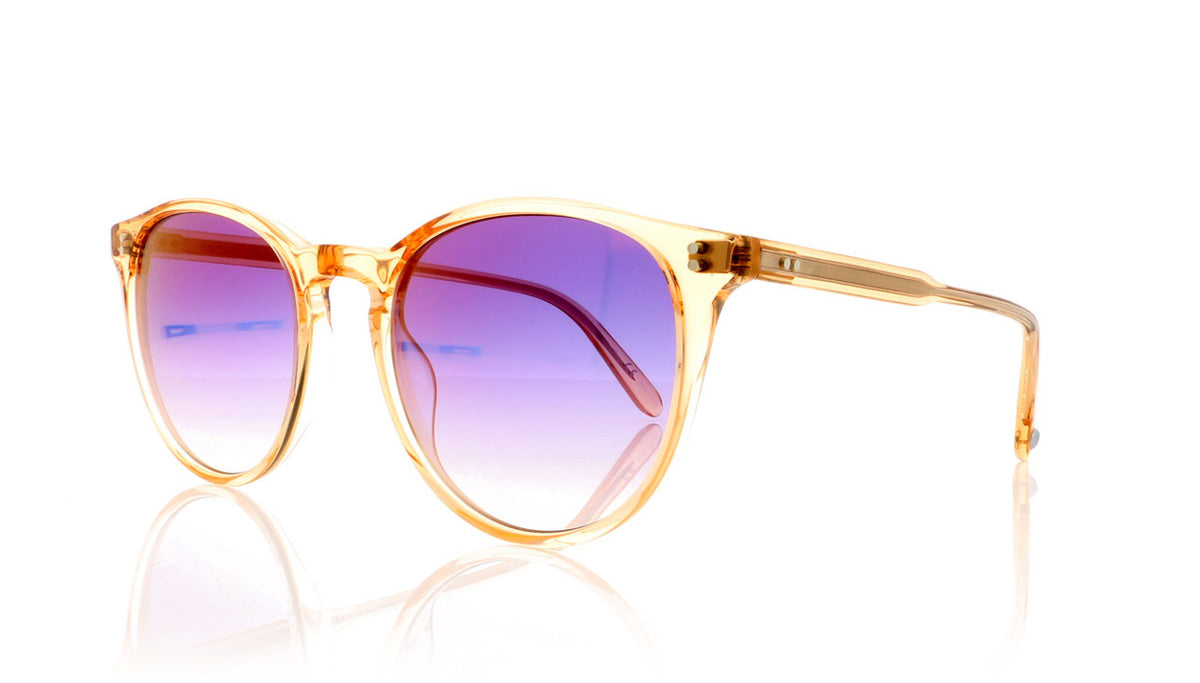 Garrett Leight Milwood 2032 PCY/MGLM Pnk Cry Sunglasses - Angle