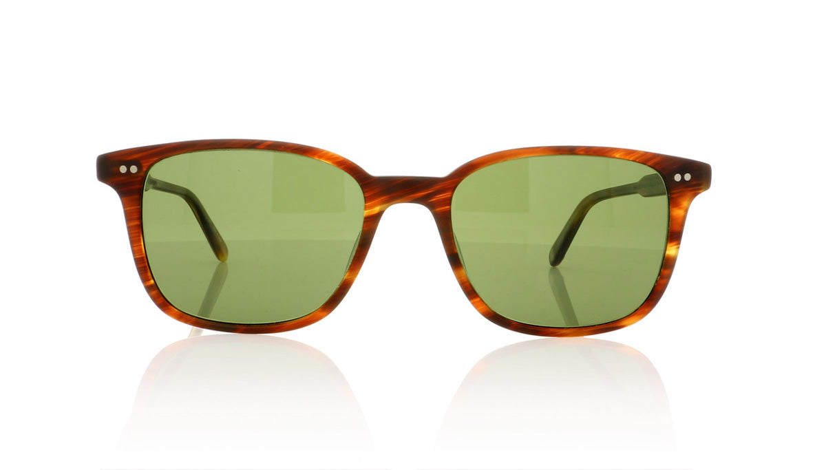 Garrett Leight Bryn Mawr 2043 MCN/G PLR Matte Chestnut Sunglasses - Front