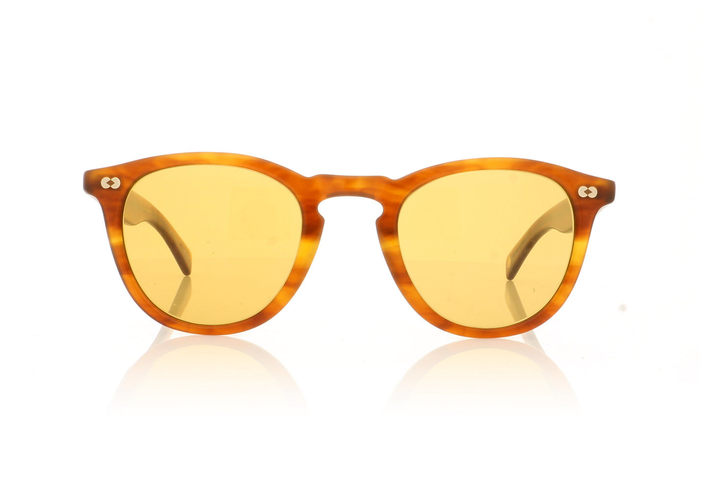 Garrett Leight Hampton X 2082 2082 Honey Amber Sunglasses - Front