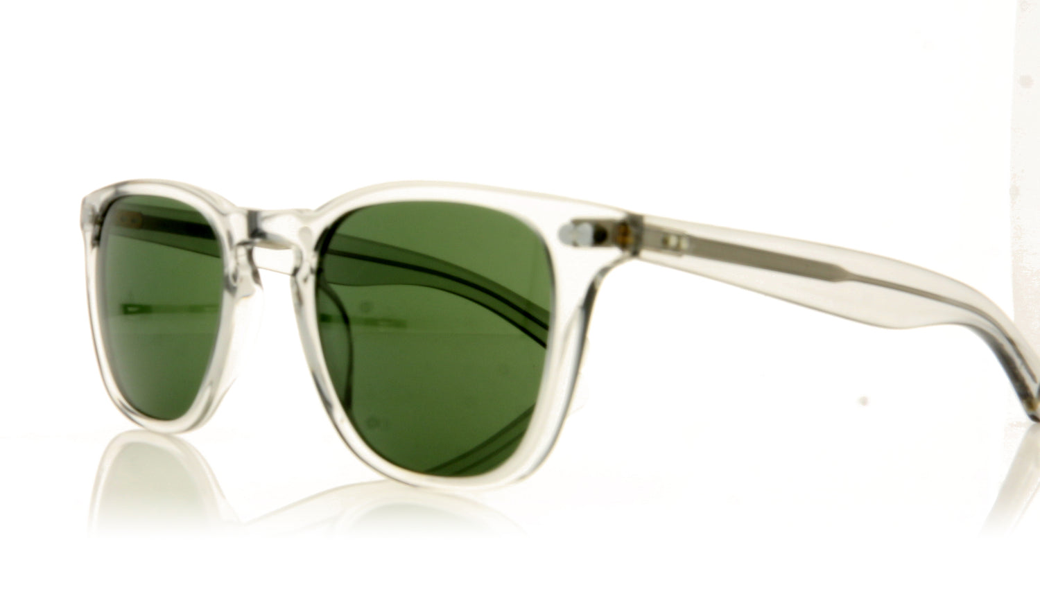 Garrett Leight Brooks X 2083 LLG/PG15 Grey Sunglasses - Angle