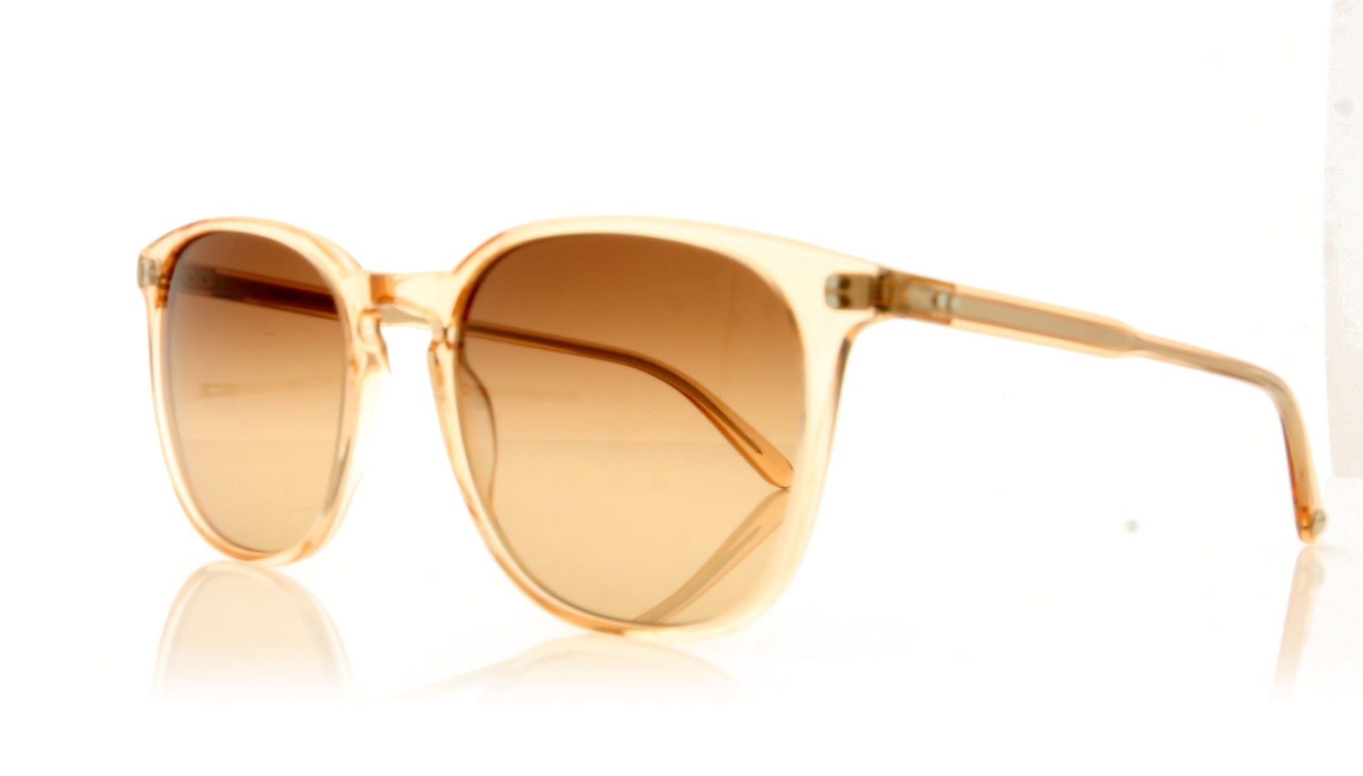 Garrett Leight Doreen 2087 PCY/CADG Pink Crystal Sunglasses - Angle