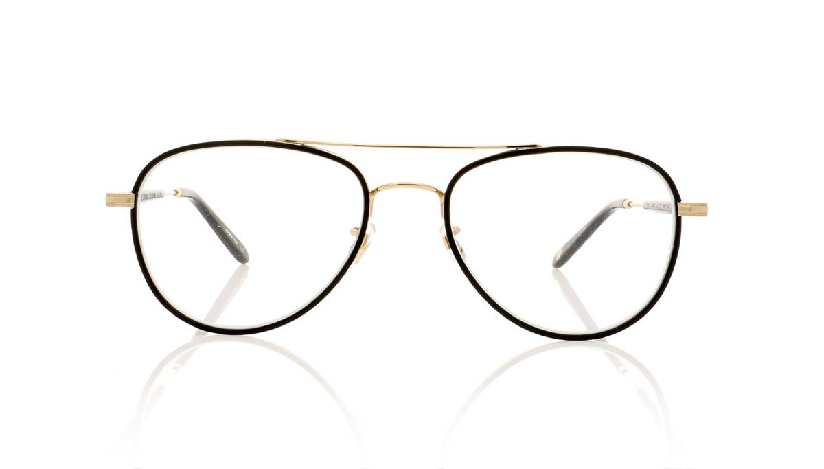 Garrett Leight Linnie 3020 MBK-G Matte Black Glasses - Front