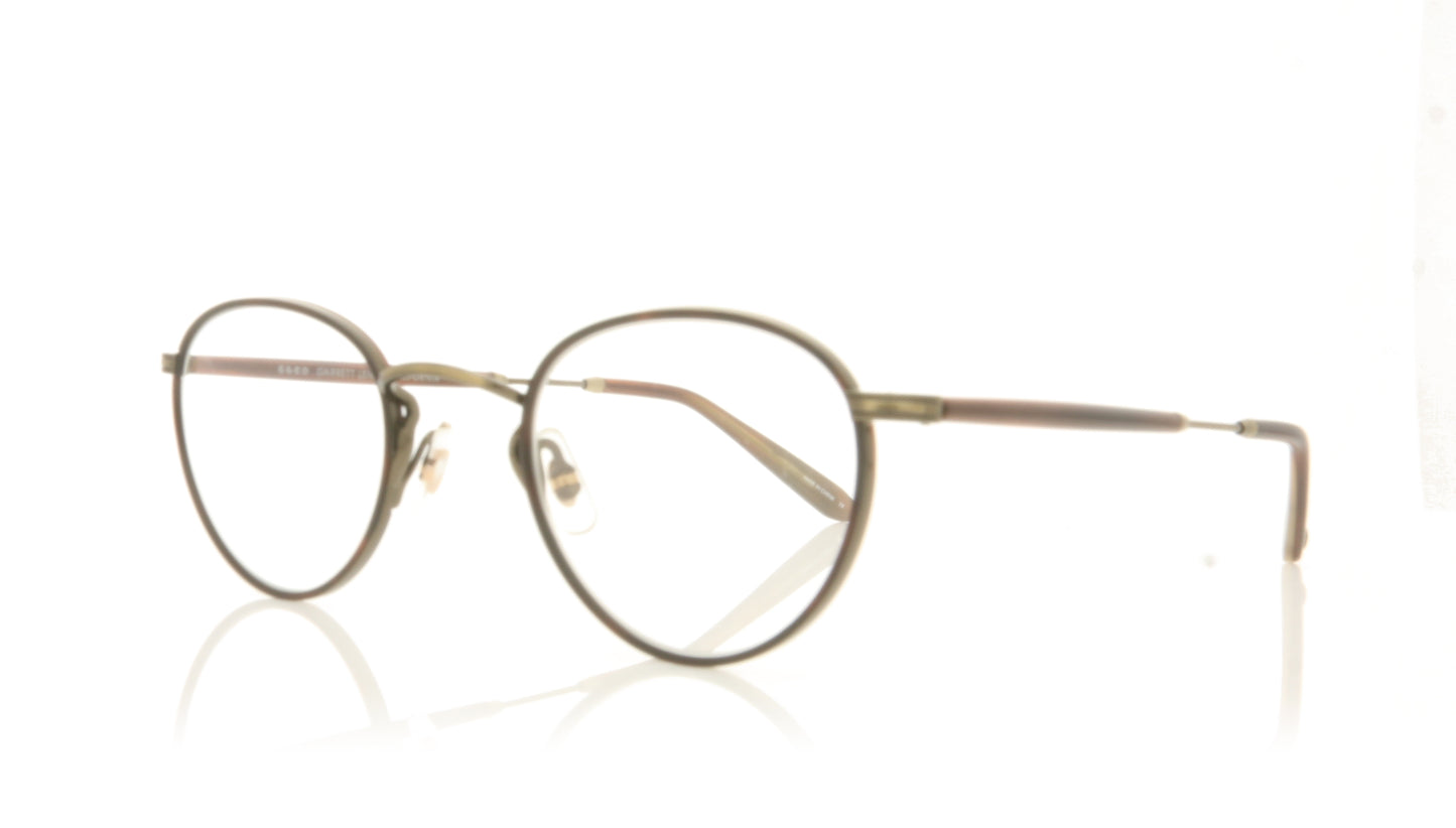 Garrett Leight Walgrove 3049 RT-BG-WHT Red Tortoise Glasses - Angle