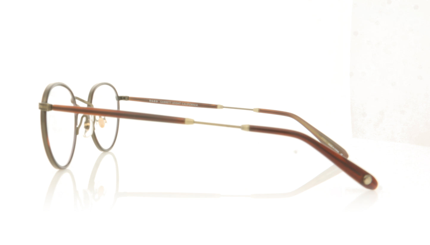 Garrett Leight Walgrove 3049 RT-BG-WHT Red Tortoise Glasses - Side