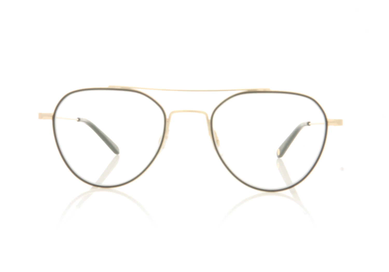 Garrett Leight San Miguel 3055 MBK-G-BK Matte Black Glasses - Front