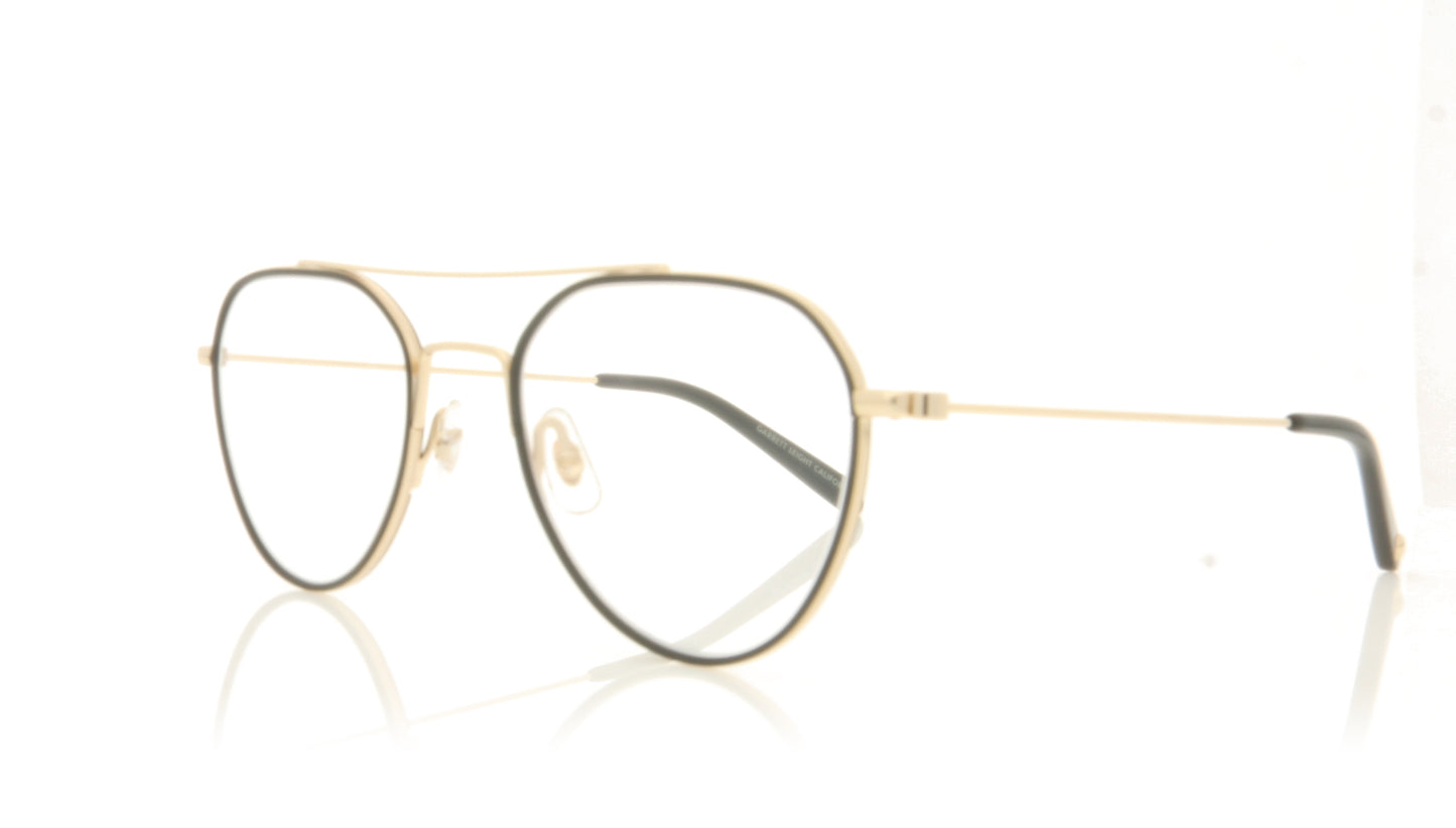 Garrett Leight San Miguel 3055 MBK-G-BK Matte Black Glasses - Angle