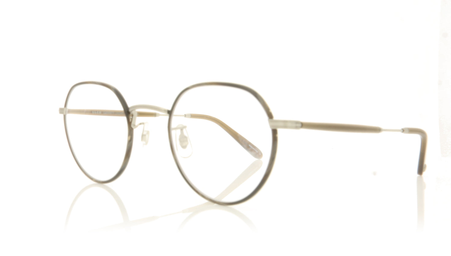 Garrett Leight Robson 3056 DKWR-BS-HZL Dark Wave Glasses - Angle