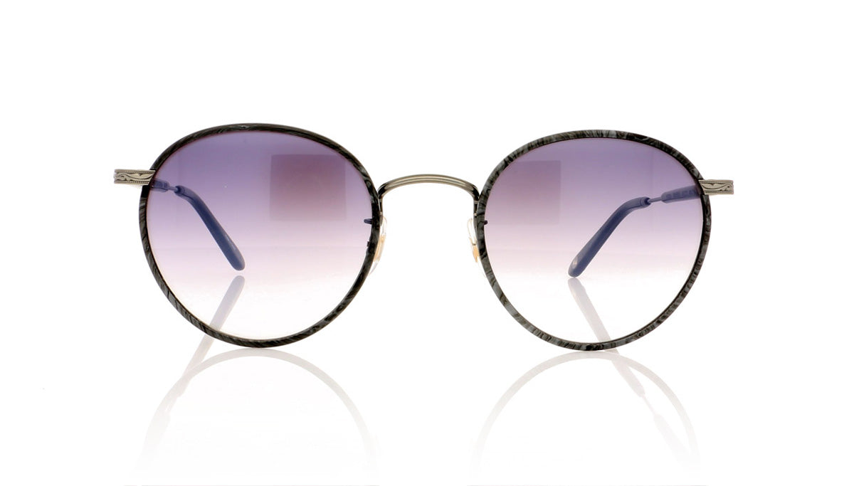 Garrett Leight Wilson GMR/MSM Grey Marble Sunglasses - Front