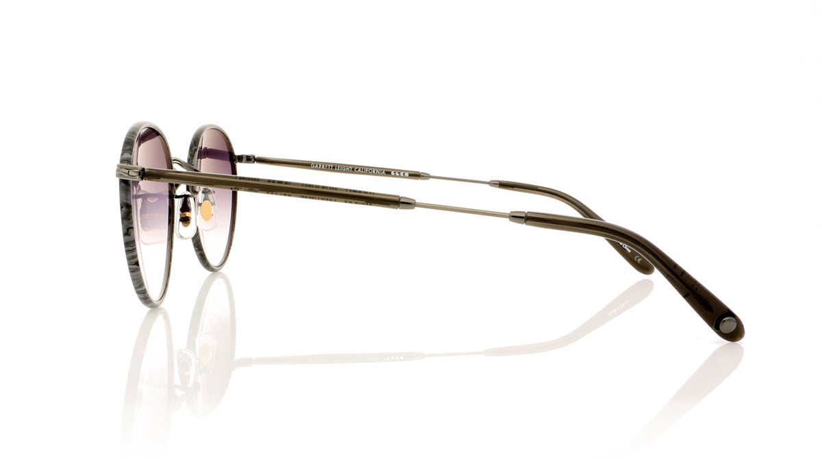 Garrett Leight Wilson GMR/MSM Grey Marble Sunglasses - Side