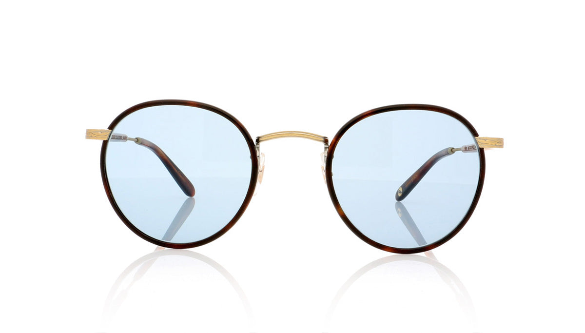 Garrett Leight Wilson M 4005 AMT-CNT/PBLU Amb Trt Sunglasses - Front