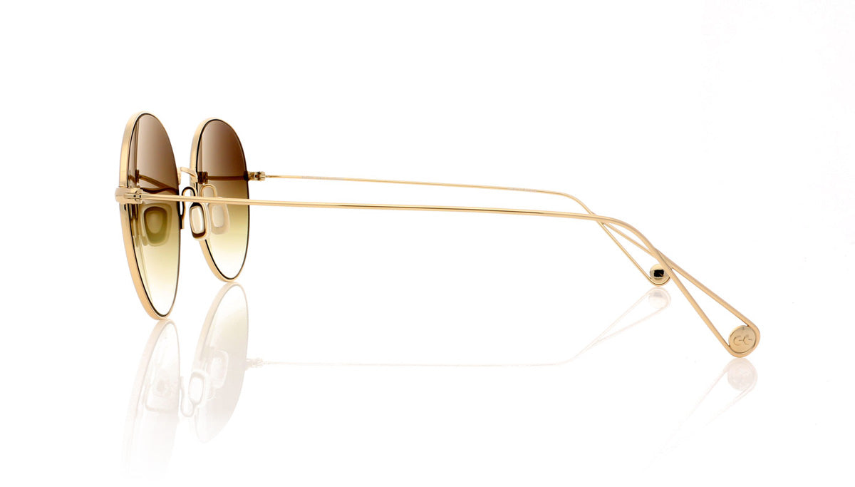Garrett Leight Valencia 4012 G/OG Gold Sunglasses - Side